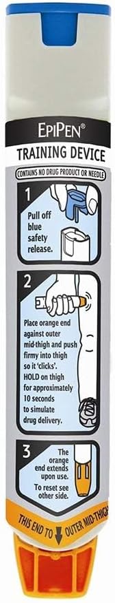 DEY EpiPen Trainer by 500-00 Current Model – Practice Auto-Injector Use