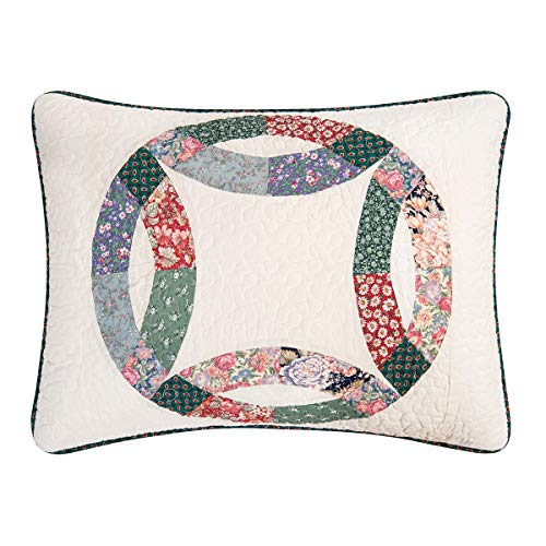 C&F Home Heritage Double Wedding Ring Luxury Vintage Patchwork Twin