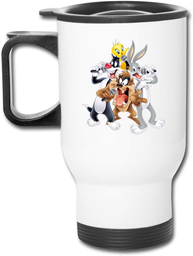 GanCheng Customized Looney Tunes Cartoon Stainless Steel Cup Cafe Watertight Travel Cup