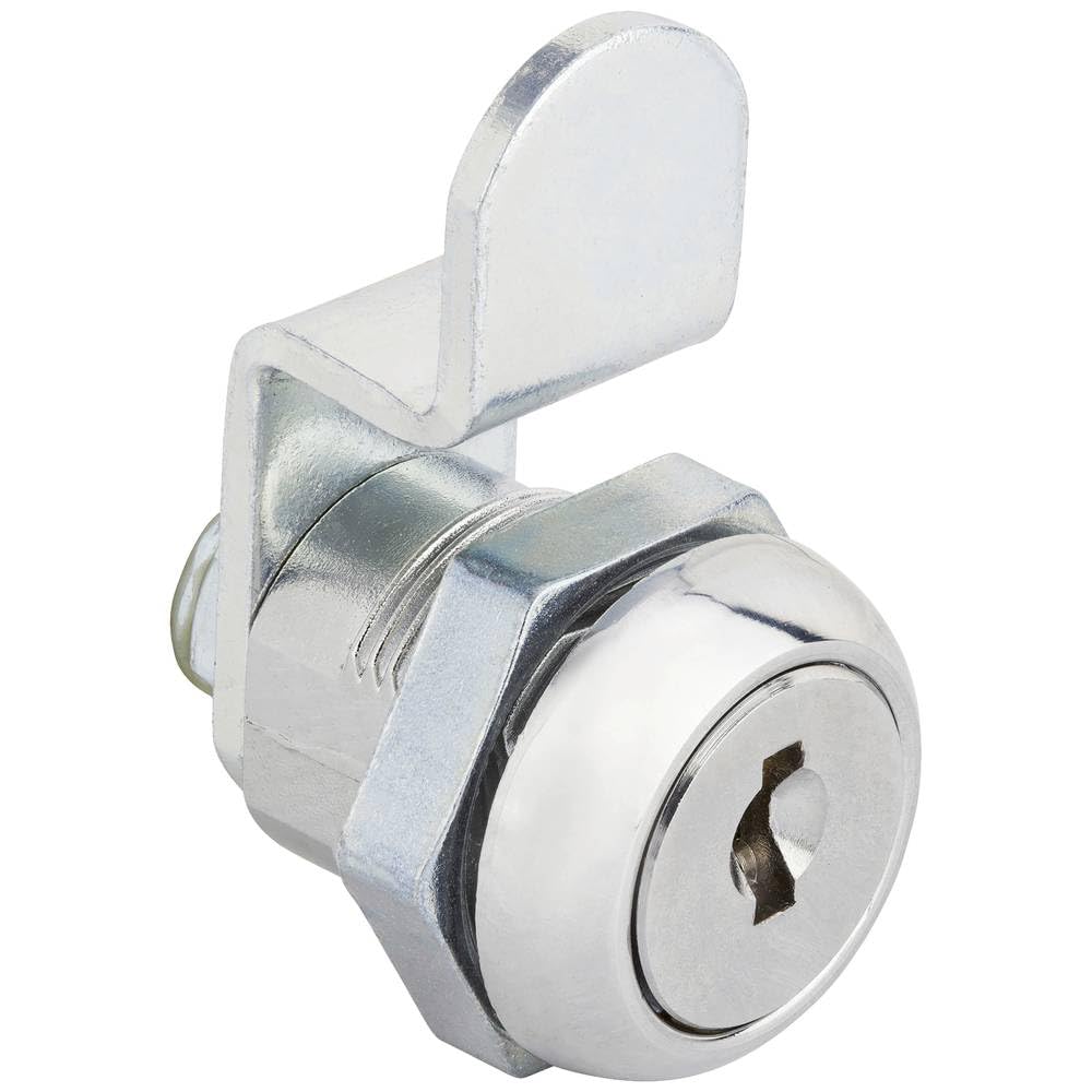 Burg-Wächter, 1 x Replacement Cylinder for letterboxes, Lever Lock for Material Thickness from 1 mm to 7 mm, Chrome-Plated, ZBK 72 SB