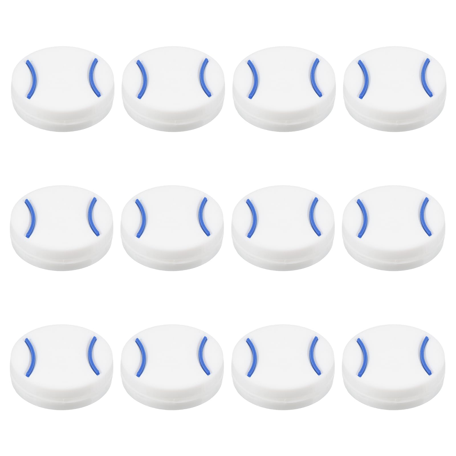 PATIKIL Tennis Racket Vibration Dampener, 12 Pack Tennis Racket Damper Silicone Racket String Shock Damping Absorber for Tennis Racket and String, White