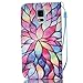 S5 Case, Samsung Galaxy S5 Case, Lwaisy [Wrist Strap] [Stand Function] Premium PU Leather Wallet Phone Case Flip Cover Built-in Card Slots for Samsung Galaxy S5 (Water Lily)