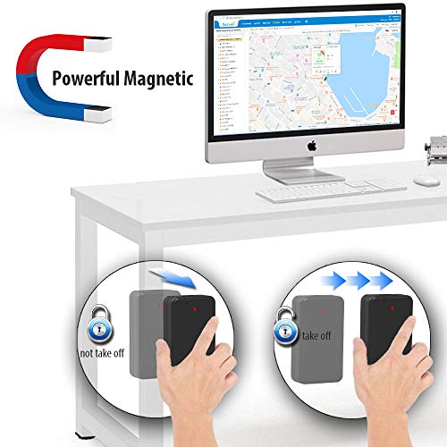 3G GPS Tracker No Monthly Fee, JIMI AT6 Mini Portable 10000mAh GPS Tracker w/Powerful Magnetic Real-time GPS Tracking Device for Monitoring & Locator Asset/Personal/Vehicle (Lifetime Platform Service)