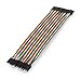 Female Male 40P 2.54mm 20cm Jumper Wire Ribbon for Arduino Breadboard