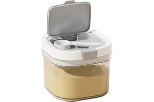 SZRUNZHU Formula Container to go-800ml Travel Dispenser BPA Free Airtight Container with Spoon and Layered Storage