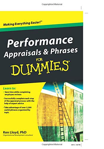 Performance Appraisals and Phrases For Dummies Performance Appraisals and Phrases For Dummies