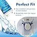 Waterdrop UKF8001 Replacement Refrigerator Water Filter, Compatible with Maytag UKF8001, UKF8001AXX, UKF8001P, Whirlpool 4396395, 469006, EDR4RXD1, EveryDrop Filter 4, Puriclean II, Standard, 4 Pack