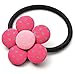 TS Cute Girls Flower Hair Tie Bands Ropes Ponytail Holder (F)
