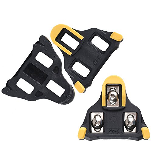 INNKER 1 Pair Road Bike Cleats 6 Degree Float Pedal Cleats with Wrench Road Bike Pedals Bicycle Cleats Self Locking For Shimano SH-11 SPD-SL System Shoes
