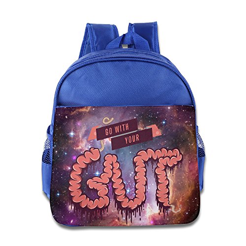 Go With Your Gut Kids Backpack School Bag For Boys/girls RoyalBlue