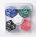 MTG D12 Spin-Down Loyalty Counter Dice 5 Die Set by Hedral - Red, White, Black, Green, Blue - Magic: The Gathering TCG CCG Planeswalker Multi-Color