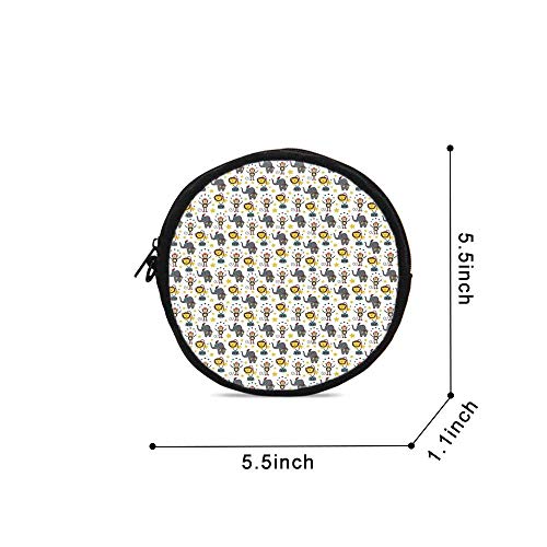 2 Durable+Round+Coin+Animals+Performing