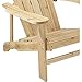 Leigh Country Fir Unpainted Adirondack Chair