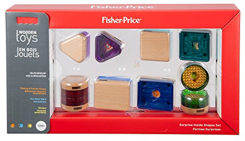 Fisher-Price Wooden Toys Surprise Inside Shapes Set