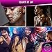 Body Glitter for Face, Body and Hair - Versatile Festival Accessories, Chunky Rave & Cosmetic Glitter - Includes Long Lasting Fix Gel