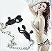 Demarkt Nipple Clamp Breast Clip Restraint Set Bondage Kit Erotic BDSM Fetish Fantasy Femal Sex Toy for Adults Couples