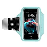 Lightweight Breathable Cell Phone Armband for iPhone8 Plus, 7 Plus, 6, Samsung Galaxy Note 8, S8, Google Pixel, 5-6 Inch Running Workout Exercise Arm Phone Holder, Key/Card Holder + Free Extender