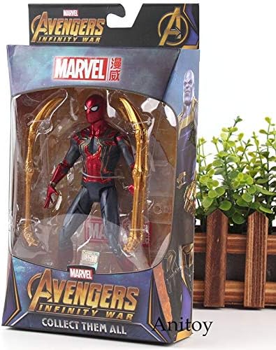 Marvel Avengers 3 Infinity War Hulk Spiderman Black Panther Iron Man Captain America Thanos Action Figure Collection Model Toys