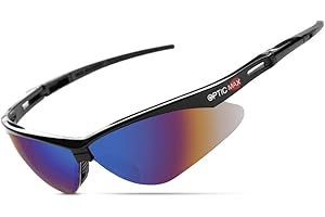 Glove Station Optic Max Safety Glasses for Men & Women, Scratch-Resistant Eye Protection for Shooting, Hunting & Construction