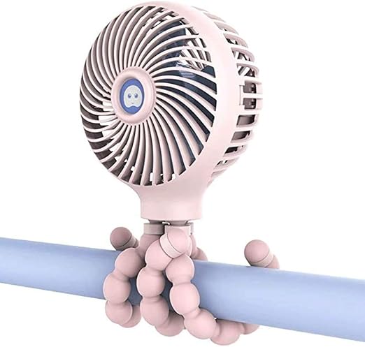 Tragbarer Mini-Ventilator für Kinderwagen, tragbarer Schreibtisch