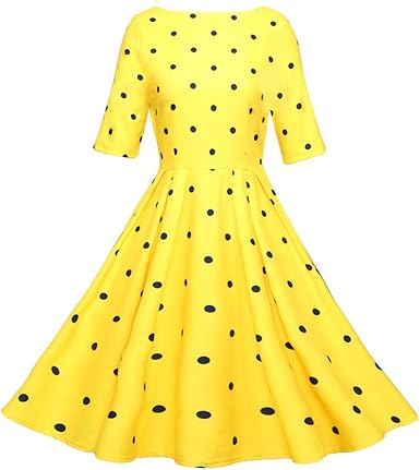 polka dot work dress