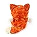 WELDREAM Red Fox Plush Toy with Furry Tail Huggable Stuffed Animals Lovely Big Eyes and Charming Smile Gift for Boys/Girls-7 Inches