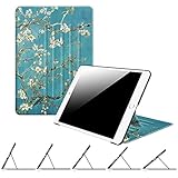 Fintie iPad Air Case - [Multiple Secure Angles] Ultra Slim Magnetic Kickstand Protective Cover with Auto Sleep / Wake Feature for Apple iPad Air (2013 Release), Blossom