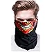 CIKIShield Couples Seamless Skull Face Tube Bandanas Black (4pcs-Color Set-N)