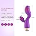 Utimi Rabbit Vibrator Rechargeable G Spot Massager 10-speed Clitoris Stimulaton with 2 Motors
