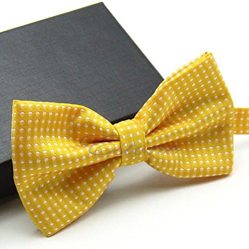 Men's Fashion Bow Tie Tuxedo Classic Polka Dots Adjustable Wedding Party Bowtie