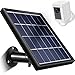 Skylety Solar Panel with Security Wall Mount Compatible with Ring Spotlight Cam Only, 5 m/ 16.4 ft Cable with Barrel Connector, 5 V/ 3.5 W (Max) Output, Without CAM, Black