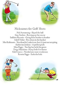 Photos De Golf Humour Carte De Vœux Joyeux Anniversaire Amazon Fr Fournitures De Bureau