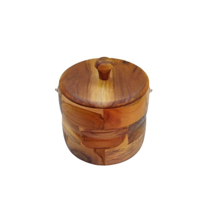 Buy Easetensil Insulated Wooden Ice Bucket Box Bar Gift Set Ice Box