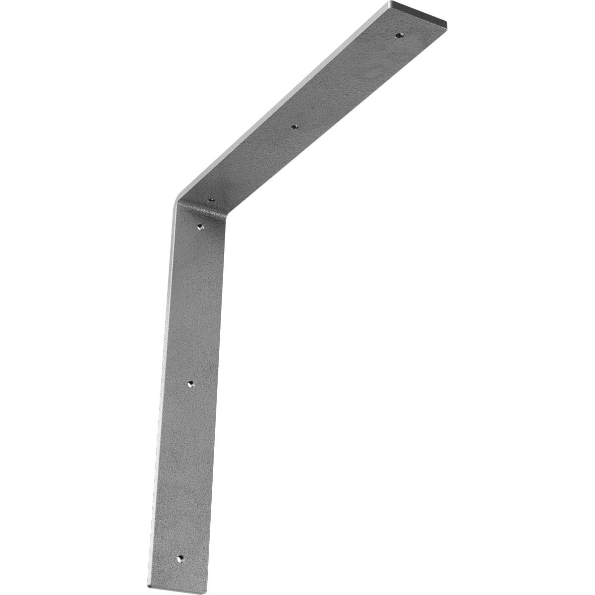 2″W x 14″D x 14″H Hamilton Steel Bracket, Hammered Gray