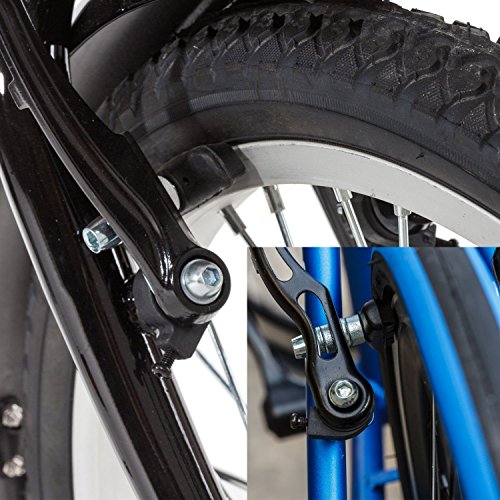 Hamineler 3 Pairs V Bike Brake Pads with Hex Nuts and Spacers V Bicycle Brake Blocks Set - Thumbnail 2