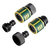 Melnor 65027-AMZ QuickConnect 4pc Set, Gray, Yellow
