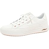 Skechers Women's Arch Fit Arcade Meet Ya There Sneaker, White, 10