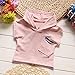 Vovotrade Toddler Kids Clothes Set Baby Boy Girls Outfits Hooded Stripe T-Shirt Tops+Pants (12M, Pink)