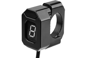 QIILU Universal Motorcycle Speed Gear Display Indicator Holder Bracket for Honda Kawasaki