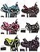 BEAUTIFUL WESTERN PLEASURE TRAIL BARREL RACING SHOW HORSE SADDLE FREE TACK SET PAD SILVER CRYSTALS (Blue, 15)