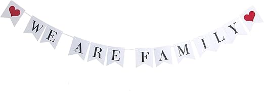 Amazon Com Family Bunting Banner Family Photo Prop Family Reunion