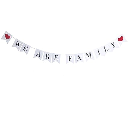 Ids Family Bunting Banner Family Photo Prop Family Reunion Party