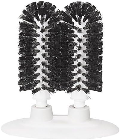 Bar Maid GWM-200 2-Brush Manual Glass Washer With Suction Cup Base by Bar Maid