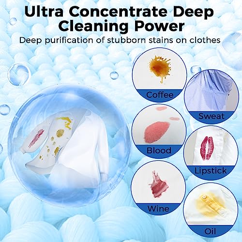 CROS Laundry Detergent Sheets Eco Washing Strips Fresh Linen Scent