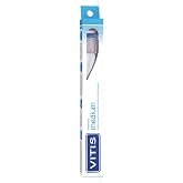 Vitis - Medium Toothbrush - Manual - Recyclable Handle - Daily use - 1 Unit of Random Colours