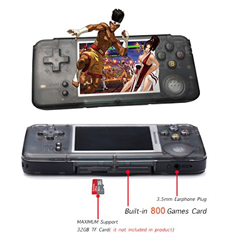 Handheld Game Console, 3 Inch HD Screen 800 Games,Can Support Multiple Game Formats / MP4 Player / Video / Music, Good Gifts For Kids to Adult.