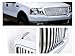 Spec-D Tuning HG-F15004CVT Ford F150 Xl Stx Xlt Fx4 Chrome Vertical Front Grille 1 Pc