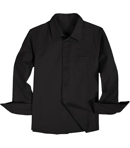 walmart black dress shirt LittleSpring Toddler Long Sleeve Oxford Shirts Button Up Collared Shirt 2T Soft Cotton Solid: Clothing, Shoes & Jewelry 40% Cotton 3/4 Length Sleeves Black Dresses Captions size:36