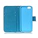 iPhone 5S Case,iPhone SE Case,iPhone 5 Case,JanCalm [Wrist Strap][Kickstand] Pattern PU Leather Wallet [Card/Cash Slots] Flip Cover for  iPhone 5/5S/SE + Crystal Pen (Aeolian Bells)