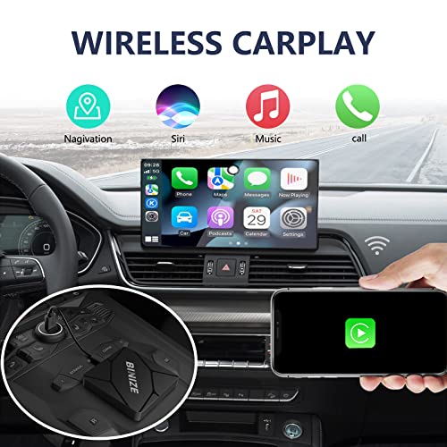 Binize 2023 Carplay Wireless Adapter Dongle for All Cars with OEM Wired